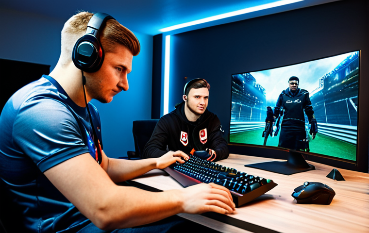 **
"A professional Valorant esports team 'Eagles Gaming' practicing in a modern Polish gaming house, fully clothed, appropriate attire, safe for work, perfect anatomy, natural proportions, team strategizing, high quality, family-friendly."
**